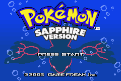 Pokemon Vortex (beta 3) Title Screen